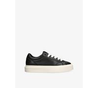 Cleens Mens Cleens Ace Leather Trainers Black Eur 43.5 / 9.5 UK Men