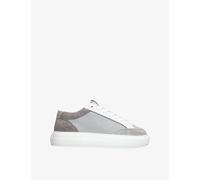 Cleens Mens Cleens Luxor Suede and Mesh Trainers Grey/Light Eur 45 / 11 UK Men