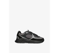 Cleens Mens Cleens Onesixty Runner Suede and Mesh Trainers Grey/Dark Eur 42 / 8 UK Men