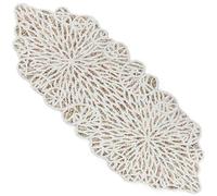 CLEENTABLE Handmade Beaded Table Runner, 13x36 Inches Lightweight Decorative Table Runner, Perfect for Dining/Wedding/Party/Everyday Use & Easy to Clean, Elegant Beaded Runner (Multi)