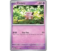 Clefairy 081/197 Common Reverse Holo Pokemon Card (SV Obsidian Flames) + 1x TitanCards® Toploader