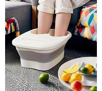 Clefairy Foldable Footbath Pail Massage Soak Bucket Household Easy Storage Basin/Folding Foot Bath Spa Massage/Basin Foot Bucket/Large Foot Soaking Tub for Soaking Foot,Toe Nails, and Ankles,Pedicure