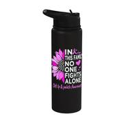 Cleft Lip and Palate Awareness Sunflower Cleft Lip & Palate Stainless Steel Insulated Water Bottle