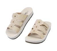 CLEIKS Women's Comfortable Summer Sandals WCL260429 IT, beige, 4 UK