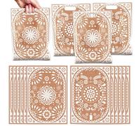 Cleito Lindo Party Favor Bags - 50 Pcs Mexican Cleito Lindo Cinco de Mayo Goodie Candy Gift Bags Fiesta Picado Mexicano Party Favor Supplies for Birthday Baby Shower Dia De Los Muertos Decorations