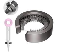 CLEK Filter Cleaning Brush for Dyson HD01/HD02/HD03/HD08, Supersonic Hairdryer Cleaning Brush for Dyson Airwrap HS01 Hair Styler, Part No. 969497-01 (Grey)