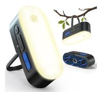 Clemas Motion Sensor Camping Lights,Rechargeable Camping Lantern, Portable Hanging Tent Lights,IPX5 Waterproof Emergency Light for Outdoor,SOS Mode Hurricane Power Outages,Magnet Work Light,1 Pack