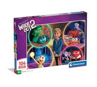 Clemenoni Puzzle 104 pieces Inside Out 2, Disney, Puzzle for Children 6+, 25066, Made in Italy