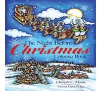 Clement C. Moore Night Before Christmas Coloring Book Paperback Clement C. Moore Multicolor