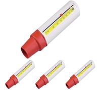 Clement Clarke 3104710 Mini Wright Peak Flow Meter - Low Range, White (Pack of 4)