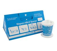 Clement Clarke DispoZable Disposable MDI Spacer for Emergency Salbutamol In | Single-use MDI spacers, emergency salbutamol inhalers, Flo-Tone assisted breathing, no mask required, schools ambulances clin