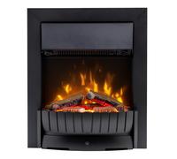 Clement Optiflame Inset Or Freestanding Electric Fire 2kW LED Logs Thermostat