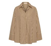 Clemente Cotton Stripes Shirt Ecru S