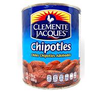 Clemente Jacques Chipotle in Adobo 2.8kg / Mexican Chipotle Chillies in Adobo Sauce for Cooking, Canned Chipotle Chilli Peppers