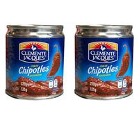 Clemente Jacques Chipotle in Adobo 210g - Smoky & Spicy Peppers for Mexican Cooking, Marinades, and Sauces (2 x 210g)