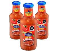 Clemente Jacques Home Style Casera Salsa 370g (Pack of 3) / Traditional Tomato Salsa for Tacos, Eggs, Nachos