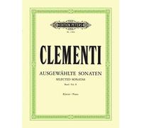 Clementi: 24 Sonatas Vol.2 (EP146B): Opp. 33 No. 3, 40 Nos. 1-3, 24 No. 2 (Edition Peters, 2)