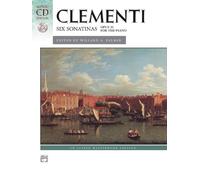 Clementi -- Six Sonatinas, Op. 36 (Book & CD) (Alfred Cd Edition)