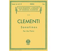 Clementi: Sonatinas, Op. 36, 37, 38 (Schirmer's Library of Musical Classics, Vol.40) (1986-11-01)
