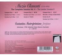 Constantino Mastroprimiano - Clementi: Complete Sonatas vil. 4, London Sonatas II