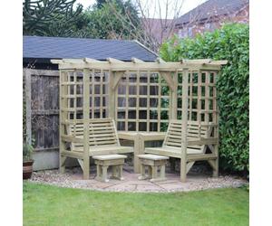 Clementine Garden Arbour by Croft - 4 Seats