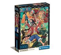 Clementoni Jigsaw Puzzle 1000 pieces One Piece, Puzzles for Adults 14-99, Compact Box, Made in Italy, 39921