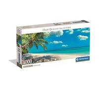 Clementoni - 39941 Jigsaw Puzzle 1000 Pieces for Adults and Teenagers, Collection, Ocean Swing Theme with Poster, Compact Box, Gift Idea for Men and Women, Made in Italy, 98 x 33 cm, 39941