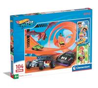 Clementoni 104 el. Super Kolor Hot Wheels [PUZZLE]