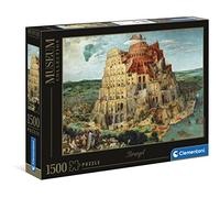 Clementoni 31691 Museum Collection Bruegel, The Tower of Babel Made in Italy, 1500 Pieces, Art, Puzzle, Famous Paintings, Fun...