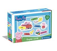 Clementoni - 16352 - Peppa Pig - English Words - Educational Toys For 3 Years Old, Learning Toys, Flashcards - Made In Italy