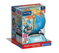 Clementoni,16446,Sapientino Più,Real Time World Explorer,Interactive Talking Globe, Children's World, Educational Game 6 Years, Electronic Talking Pen, Bluetooth Pen, Dedicated App, With Batteries