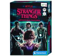 Clementoni - 16636 - Stranger Things - Adventures Together - board games Netflix, family games for teens and adults, 1-4 players, card games, fun challenges