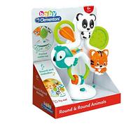 Clementoni 17261 Baby Clementoni-17261-Activity Wheel-high Chair Toy for Toddler from 6 Months and Older (Battery Included), Multi-Colour