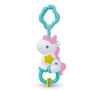 Clementoni 17333 Electronic Unicorn Rattle, Multicolored