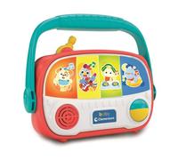 Clementoni - 17524 - Baby Radio (LOC1) -K- | Toy radio with 4 large illuminated buttons to listen to various music styles and the cries of several animals
