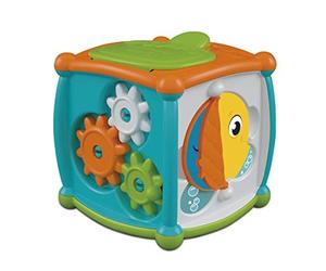 Clementoni - 17672 - P Boo Activity Cube - Early Development & Activity Toys, Learning Toys, Toddler 10 Months, Infant Toys, Dexterity And Manual Skills, Made In Italy