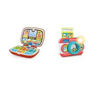 Clementoni - 17677 - Laptop Amici Animali, Gioco Interattivo 9 mesi, Centro Atti