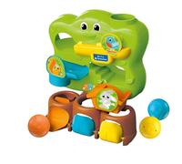 Clementoni - 17687 - Magic Colour Tree - Ball Drop Toy, Early Years Toys, Infant Toys, Activity Toys For 1 Year Olds, Made In Italy