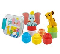 - 17817 - Soft Clemmy Disney Classic Book Playset - Soft Building Blocks, Clemmy Blocks For 6 Months, Building Bricks Washable, Construction Kids,