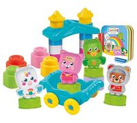 Clementoni 17835 Soft Baby Hero & Princess Set - First Childhood Building Kit, Soft Clemmy Stones, Blocks for Children 6 Months, Sensory Play, Stackable, Washable, Made in Italy, Multilingual