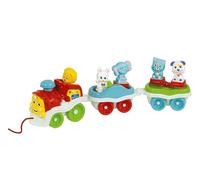 Clementoni - 17848 - Animal's Train - 3 in 1 - Train Playset, Wagon And Characters, Development & Activity Toys 12 Months, Learning Infant Toys, Made In Italy