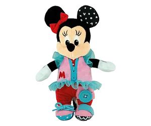 Clementoni - 17860 - Disney Baby Minnie Montessori Dress me up - Disney Plush, Montessori Toy, Skill Development Toys, Learning Infant Toys, Sensory & Activity Toys For 18 Months, Minnie Toys