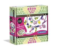Clementoni 18583, Crazy Chic My Multicolour Charms Jewellery Kit for Children, Ages 7 years Plus, multi-coloured