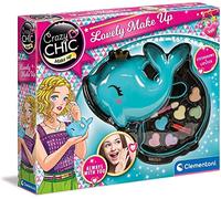 Clementoni 18630, Crazy Chic Lovely Make Up - Dolphin Make up set for Children, Ages 6 years Plus