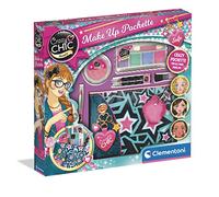 Clementoni - 18697 - Crazy Chic - Make Up Pochette - Children Makeup Sets For Girls, Make Up For Girls Age 6