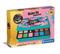 Clementoni- Crazy Chic Be Yourself Collection: Be a Rocker Make Up Palette, Safe & Washable Cosmetics for Kids (10+ Years)