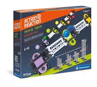 Clementoni 19166 Clementoni-19166-Science and Play-Action & Reaction-Sound Made in Italy-Track Set-Construction Toys for Kids from 6 Years and Older, English