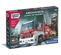 Clementoni 19181 Science and Play Build, Fire Truck, Construction Set, Mechanical Laboratory, Children's Scientific Game, Manual in Italian, Multicoloured, 8 Years, 7 x 31 x 45.5 cm