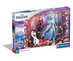 Clementoni 20161, Disney Frozen 2 Brilliant Puzzle for Children -104 Pieces, Ages 6 Years Plus