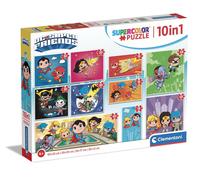 Clementoni - 20272 - Supercolor Puzzle 10 In 1 Dc Comics (3x18, 4x30, 2x48 and 1x60 Pieces) - Jigsaw Puzzle For Kids Age 4